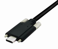 USB3.1 Type-C スクリューネジ固定式ケーブル