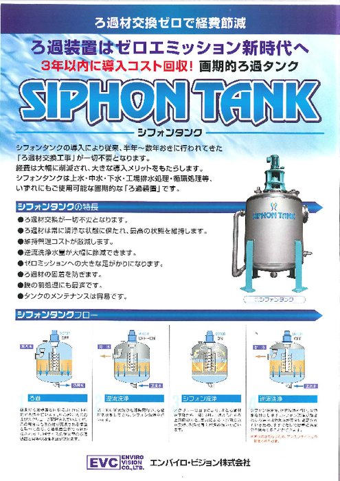 ろ過タンク  SIPHON TANK