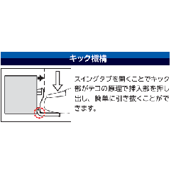 ネットワーク配線部材 スイングタブ付きダストカバー