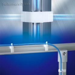 配線固定具 アルミパイプフレーム用固定具