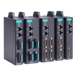 産業オートメーション用 1／2／4ポート DINレールシリアルデバイスサーバ NPort IA5000-G2シリーズ