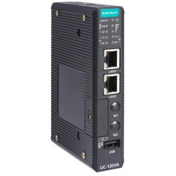 mPCIe拡張スロット搭載 Arm Cortex-A53デュアルコア 64-bit 1GHz産業用コンピュータ UC-1200Aシリーズ