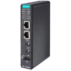 mPCIe拡張スロット搭載 Arm Cortex-A53デュアルコア 64-bit 1GHz産業用コンピュータ UC-1200Aシリーズ