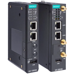 LTE Cat. 4モジュール付き Arm Cortex-A53デュアルコア 64-bit 1GHz産業用コンピュータ UC-2200Aシリーズ