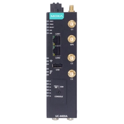 LTE／5G／Wi-Fi 6E対応 Arm Cortex-A53クアッドコア 64-bitコンピュータ UC-4400Aシリーズ
