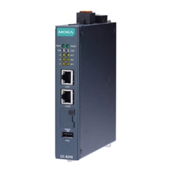 無線対応 DINレール取り付けハイパフォーマンス Armベースコンピュータ UC-8200シリーズ