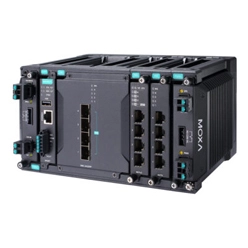 8GbE+4×10GbEポート レイヤ2 フルギガビットモジュラー型マネージドイーサネットスイッチ MDS-G4012-4XGSシリーズ