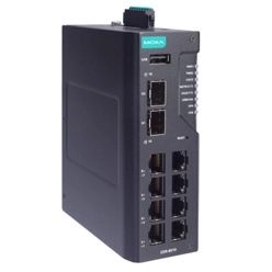 8 FEカッパー＋2 GbE SFP 産業用マルチポートセキュアルータ EDR-8010シリーズ