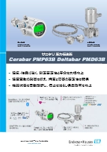 サニタリ圧力伝送器 Cerabar PMP63B/Deltabar PMD63B