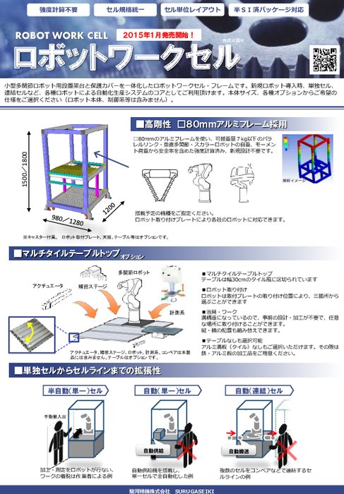 ロボットワークセル・フレーム