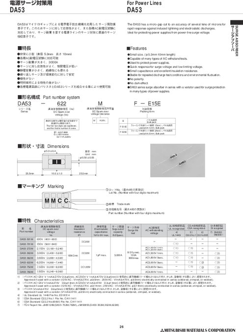 サージアブソーバ DA53シリーズ