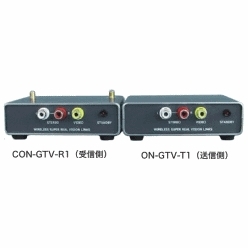 2.4GHz帯無線映像音声伝送装置 CON-GTV-R1／T1
