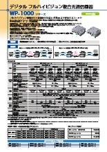 デジタル フルハイビジョン複合光通信機器 WP-1000シリーズ