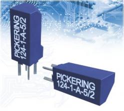 Pickering社製 超高密度実装4mm^2リードリレー 120／122／124シリーズ