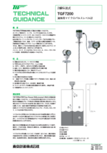 2線伝送式 液体用マイクロパルスレベル計 TGF7200