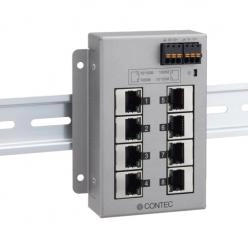 フラットタイプ産業用スイッチングHUB ギガビット 8ポート_SH-9008FT