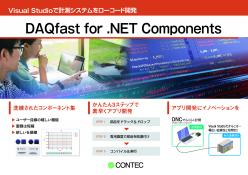 DAQfast計測システム開発用.NETコンポーネント集 DAQ-DNC-FE