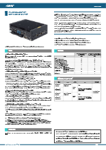 高セキュリティ設計 ボックスコンピュータ ファンレス組み込み用 PC BX-M3010-J(100)ds_bxm3010j.pdf