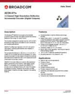 3チャンネル高分解能反射型インクリメンタル・エンコーダ(デジタル出力) AEDR-871x