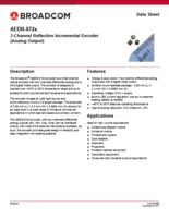 3チャンネル高分解能反射型インクリメンタル・エンコーダ(アナログ出力) AEDR-872x