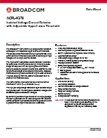 絶縁型電圧／電流検出器 ACPL-K378