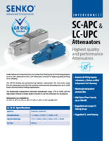 SC-APC & LC-UPC 減衰器