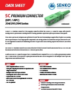 SCプレミアムコネクタ 900μm／2mm／3mmブーツ データシート