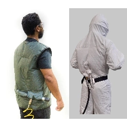 個人用冷房システム マンクーリングシステム(ベストタイプ・防護服タイプ)