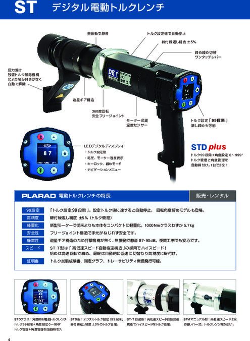 デジタル電動トルクレンチ STD