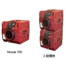 負圧除塵装置(工事現場用ポータブル集塵機・空気清浄機) Novair