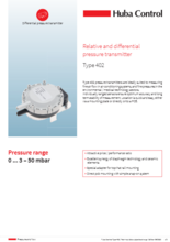 Huba Contorol社製 微差圧計 402シリーズ