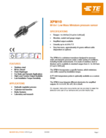 TE Connectivity社製 小型半導体圧力センサ XPM10シリーズ