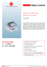 Huba Contorol社製 微差圧計 699シリーズ