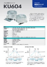 Huba Contorol社製 圧力スイッチ 604シリーズ