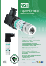 高圧対応圧力トランスミッター HP1000