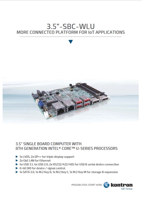 第8世代Coreプロセッサ搭載 3.5インチECX SBC