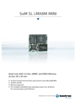 i.MX8M Quad ARMプロセッサ搭載システムオンモジュール SOM-SL i.MX8M Mini