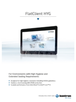 IP69K高衛生パネルPC FlatClient HYG