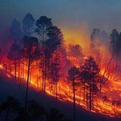 山林火災延焼防止剤 山火事ブロッカー