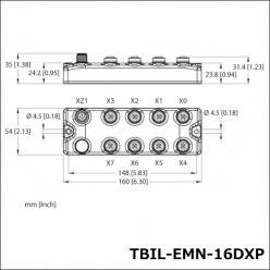 標準アプリケーション向けIO-Linkハブ「TBIL-EMN-16DXP」