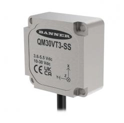 機械学習機能「VIBE-IQ」内蔵・3軸対応振動温度センサ「QM30VT3」