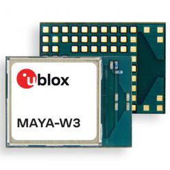 小型デュアルモードBluetooth LE 5.4モジュール MAYA-W3