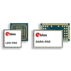 GNSS内蔵型LTE-Mセルラーモジュール SARA-R52／LEXI-R52シリーズ