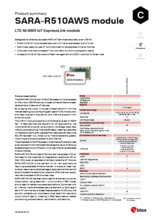 AWS IoT ExpressLinkセルラー・モジュール SARA-R510AWS