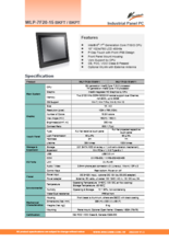 第7世代CPU搭載の15型ファンレス・パネルPC『WLP-7F20-15』