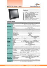 第7世代CPU搭載の19型ファンレス・パネルPC『WLP-7F20-19』