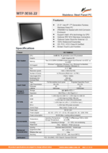 高性能第7世代Core-i版IP66防塵・防水21.5型FHDパネルPC WTP-9E66-22
