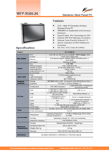 Core-i5版24型の防水パネルPC『WTP-9G66-24』
