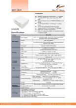 医療規格60601-1-2第4版認証BOX型PC『WPC-767F』
