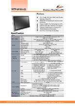 IP66完全防水・防塵対応のIntel 第12世代Core-i5版ファンレス21.5型タッチパネルPC『WTP-9H66-22』